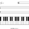 ピアノ鍵盤図